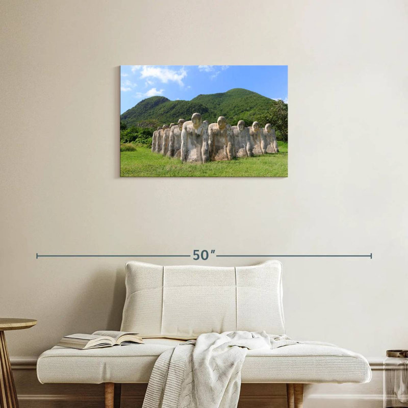 Anse Cafard Slave Memorial, 20" H x 30" W