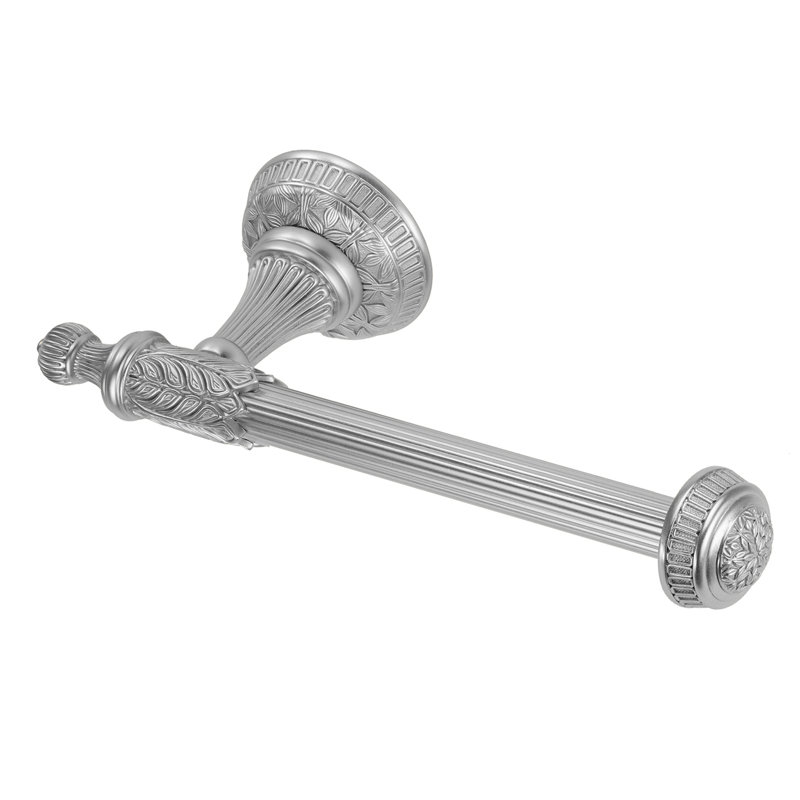 HAMPTON TISSUE BAR RIGHT; SATIN GOLD FINISH, Satin Nickel