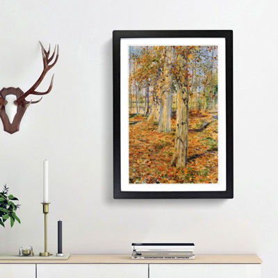 Autumn Forest by Kuroda Seiki - Framed Print
