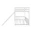 Lit superposé simple au-dessus de simple avec barrière de sécurité coulissante et porte d'entrée-1601317179