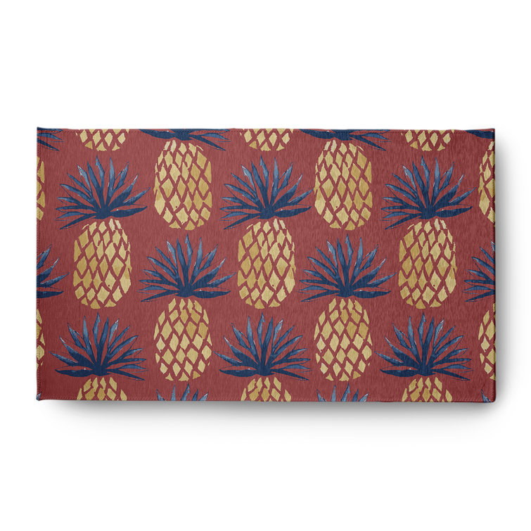 Tropical Resort Chenille Indoor Rug