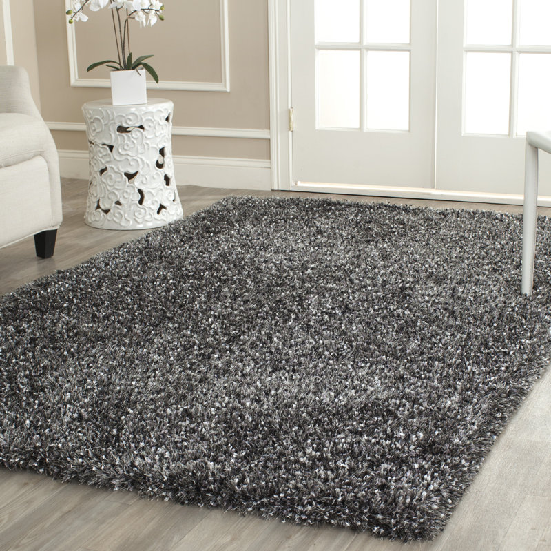 Heidi Solid Colour Hand Woven Area Rug, Rectangle 152 x 244 cm