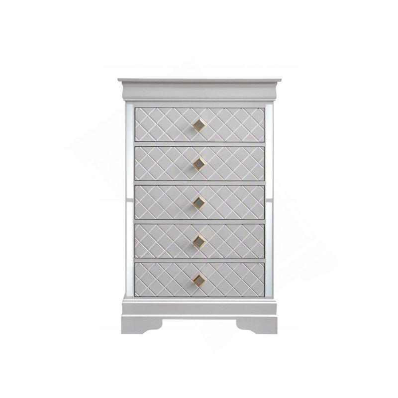 Commode Verona G6735-CH, blanc perle, Blanc