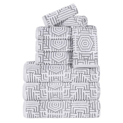 Ingry 100% Cotton Midweight Jacquard Mulit-Size Set