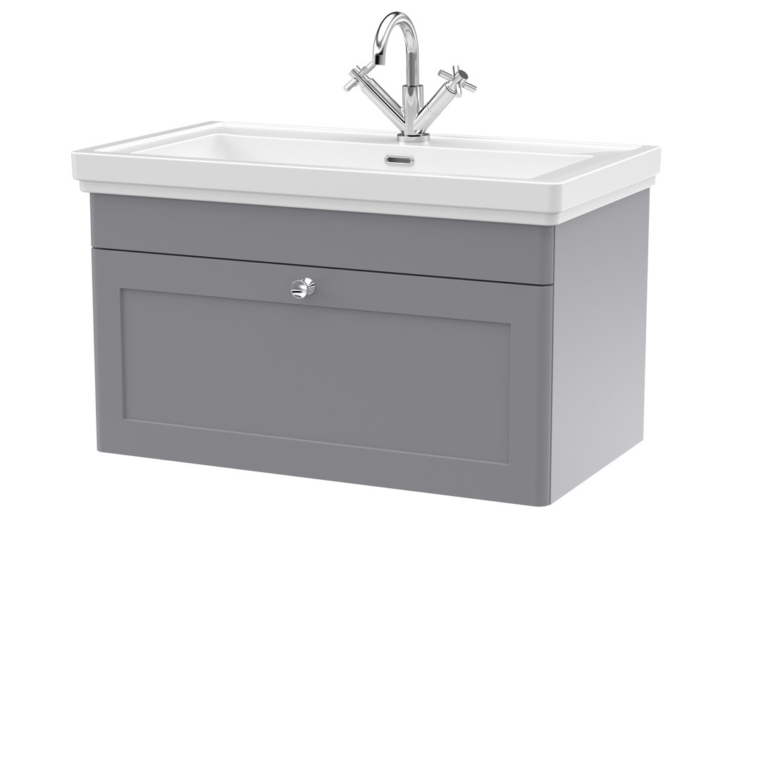 B&Q - 800 W/h 1-Drawer Unit & Basin - Image 2