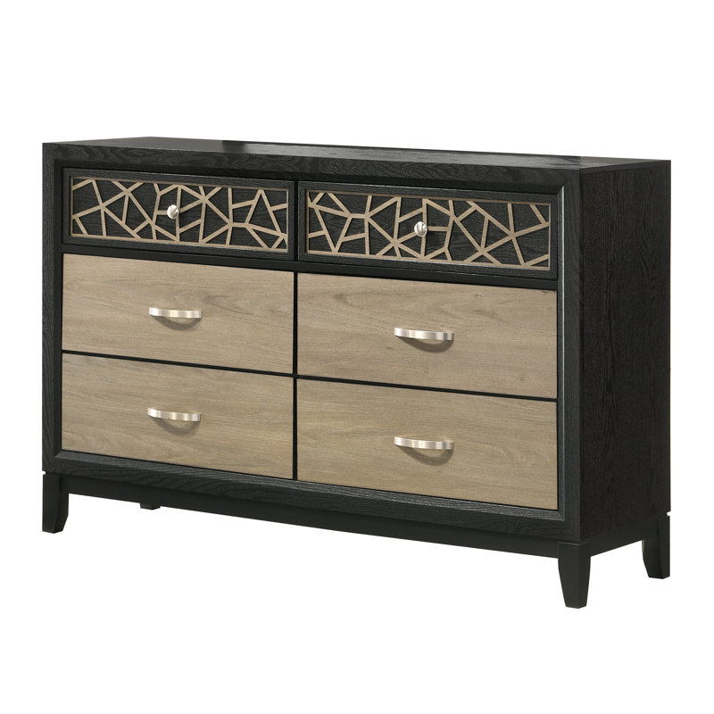 Commode 6 tiroirs Jelayne