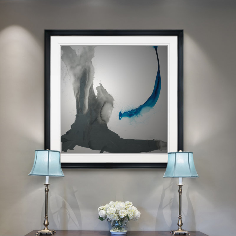 « minimal iii », peinture, H 16 po x l 16 po x P 1,5 po, Cadre noir
