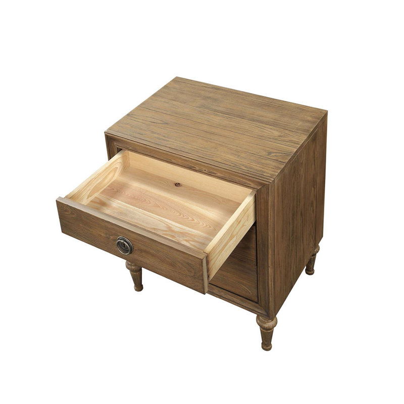 Table de chevet 3 tiroirs en bois