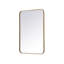 Sabine Metal Rounded Rectangle Wall Mirror-143908614-143908088