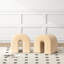 45cm Arched Footstool Large Ottoman-171444246