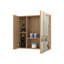 Pharmacie Prague, quatre tablettes internes, une porte, finition pin-830577450