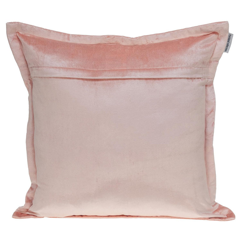 Coussin décoratif de couleur unie Soft Touch 1, 24 po x 24 po, Rose