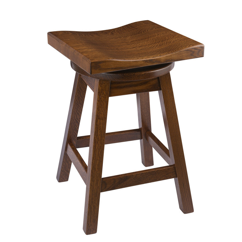 Tabouret de bar et de comptoir Candleick, Cerisier, Tabouret de bar (assise de 30 po de hauteur)