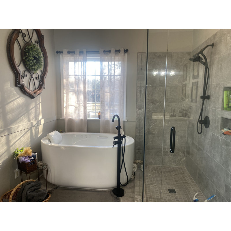 Rosabella 72'' L Soaking Bathtub