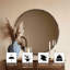 Miroir de salle de bain vintage rétro | Cadre en fer martelé à la main-1753126249-1774067763
