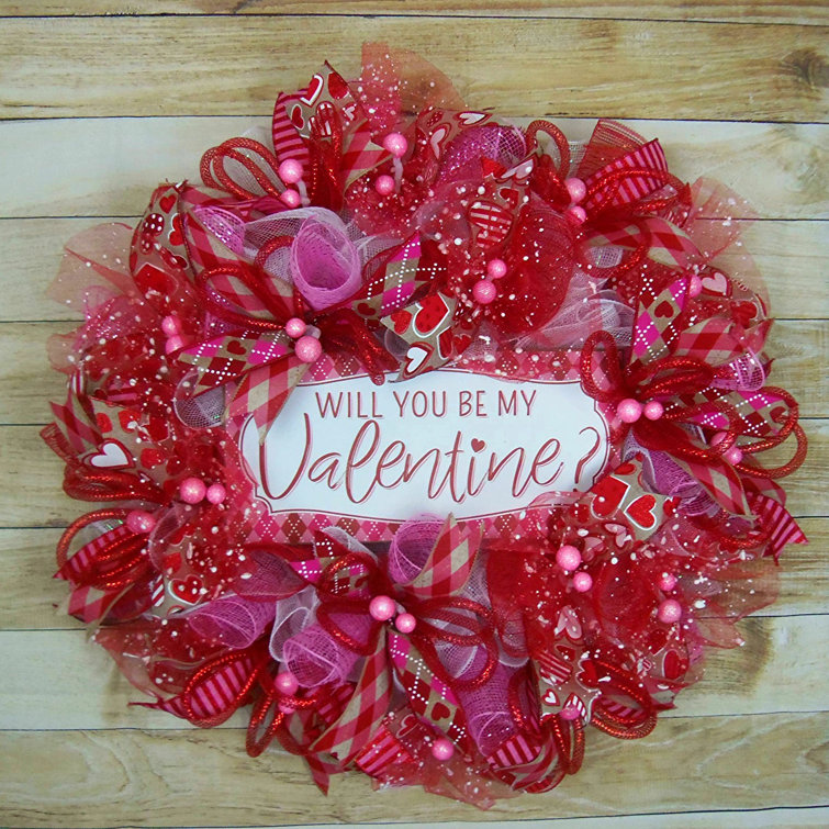 Harvest Ribbon Wreath The Holiday Aisle Size: 24 W x 24 H x 6 D