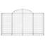 Clôture en métal Gabion arquée H 4 pi x l 7 pi