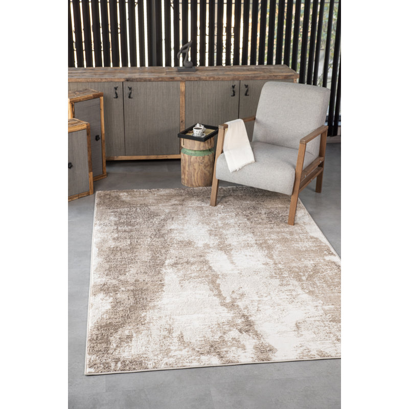 Tapis abstrait transitionnel de la collection Odena, Rectangulaire 2 pi x 3 pi