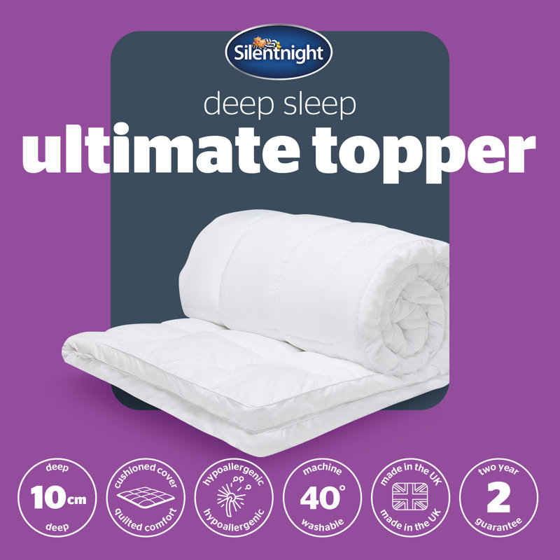 Silentnight Ultimate Deep Sleep 500 Mattress Topper, Kingsize (5')
