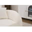 Chaise longue moderne en chenille courbée moderne avec siège profond, canapé-lit convertible, idéale pour le salon et les appartements.-1338071889