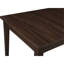 Table de salle à manger Wogy, plateau en bois brun de 66 po, rangement à plateau relevable, 2 tiroirs