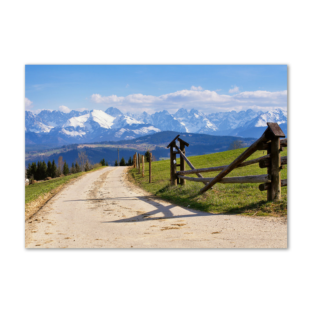 Panorama des Tatragebirges - Leinwanddrucke auf Leinwand