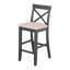 Ensemble de coin-repas à hauteur de bar rectangulaire en bois de 48 po Farmhouse-2104789039