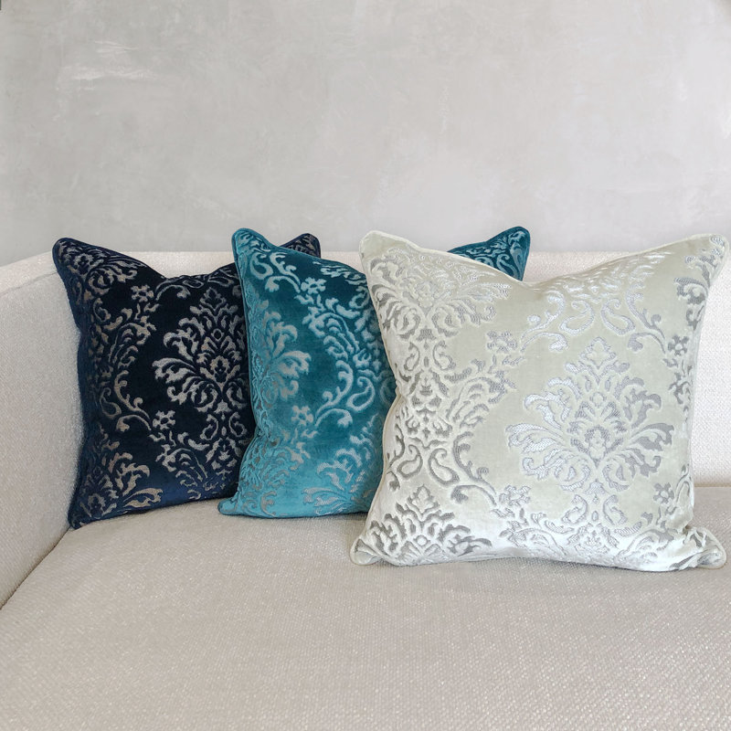 Square Pillow Cover & Insert, Ivory, 18" x 18"