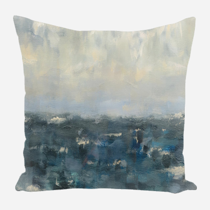 Linen Square Pillow Cover & Insert, 21" x 21"