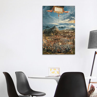 La Bataille d'Issus, ou la Victoire d'Alexandre le Grand, 1529 - Giclée sur toile tendue avec châssis