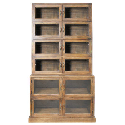 Wood Cabinet With 12 Doors by HomArt