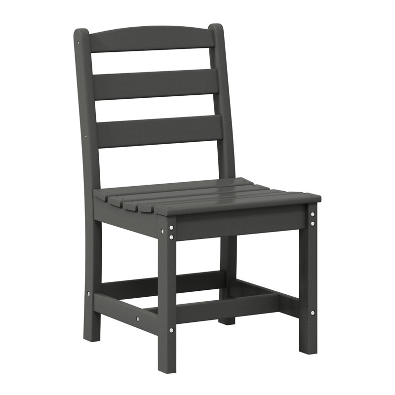Chaise d'appoint de patio, Gris