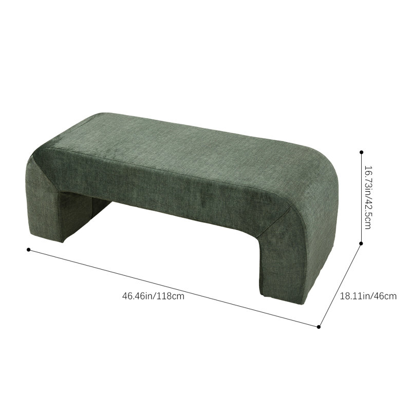 Caileigh Velvet Upholstered Bench