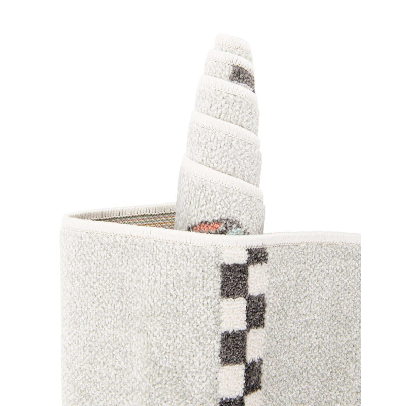 Whimsy Kids Polypropylene Plastic Rug, Runner 2'2" x 6'