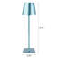 LED Rechargeable Lamp with A-line Shade, 15 Inch-220061161-220061174