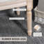 Banc de lit 32 po, banc de chambre rembourré, blanc crème