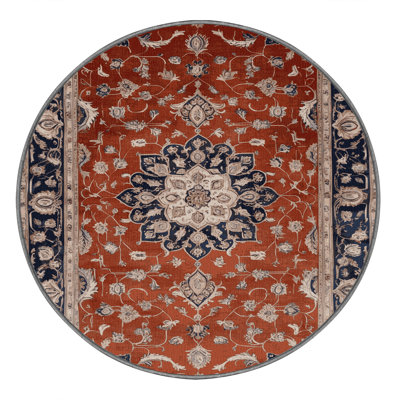 Machine Washable Persian Gray Area Rug