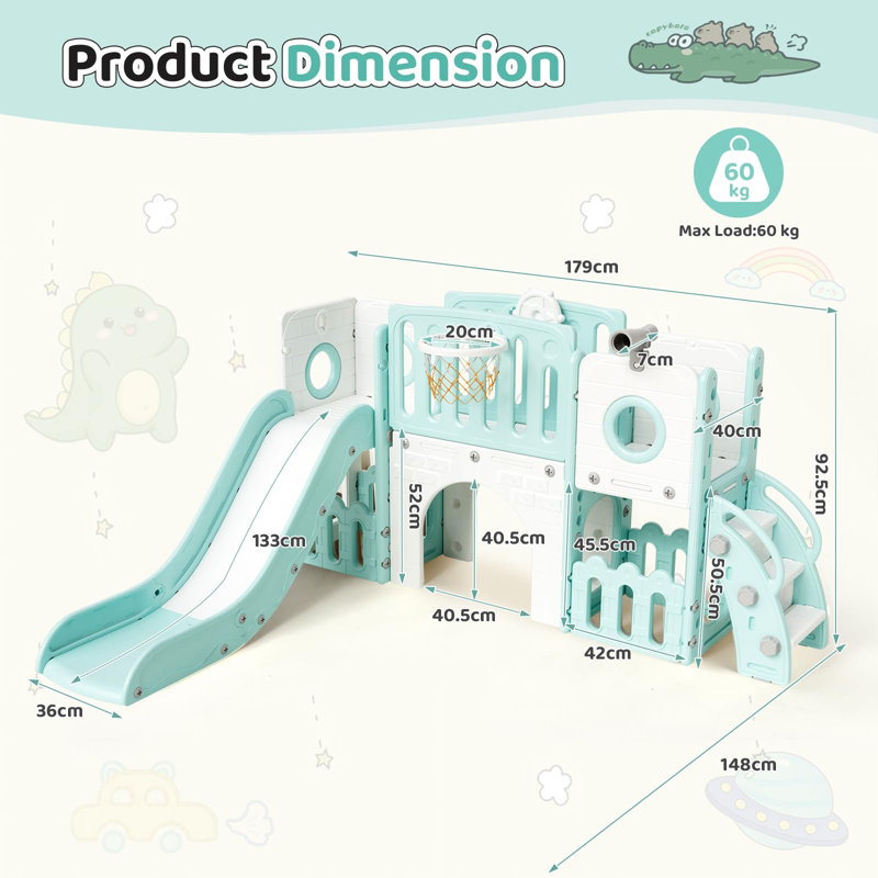 LIFERUN Indoor Slide, Green
