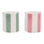Bougies parfumées à la noix de coco, au goji et à l'orange pour la décoration du salon - Bougies modernes en céramique pour table basse, étagère, chambre - Lot de 2, 10 cm