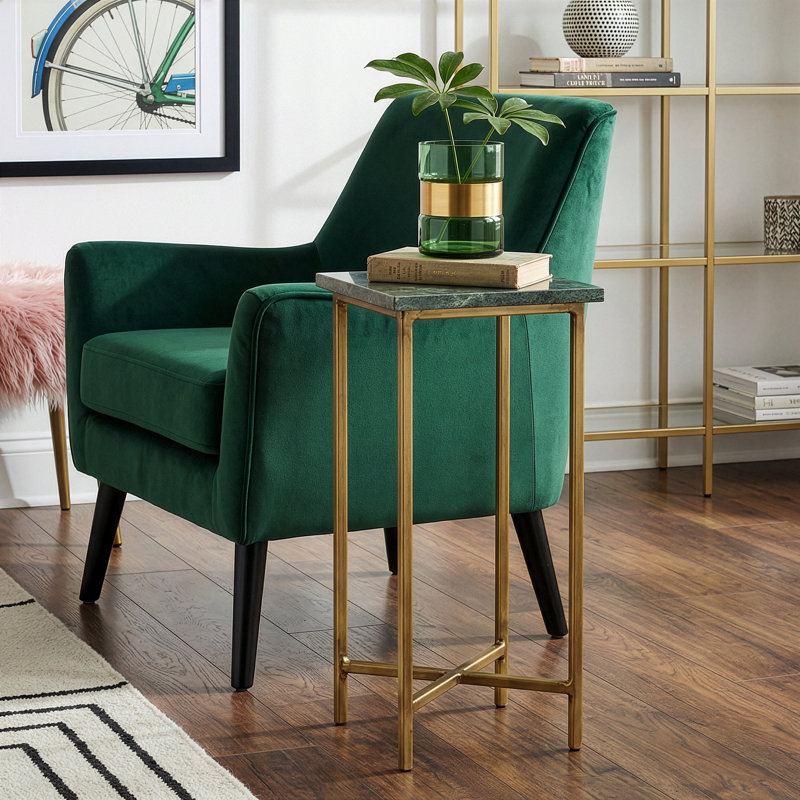 Versilia Green Marble Scatter Side Table