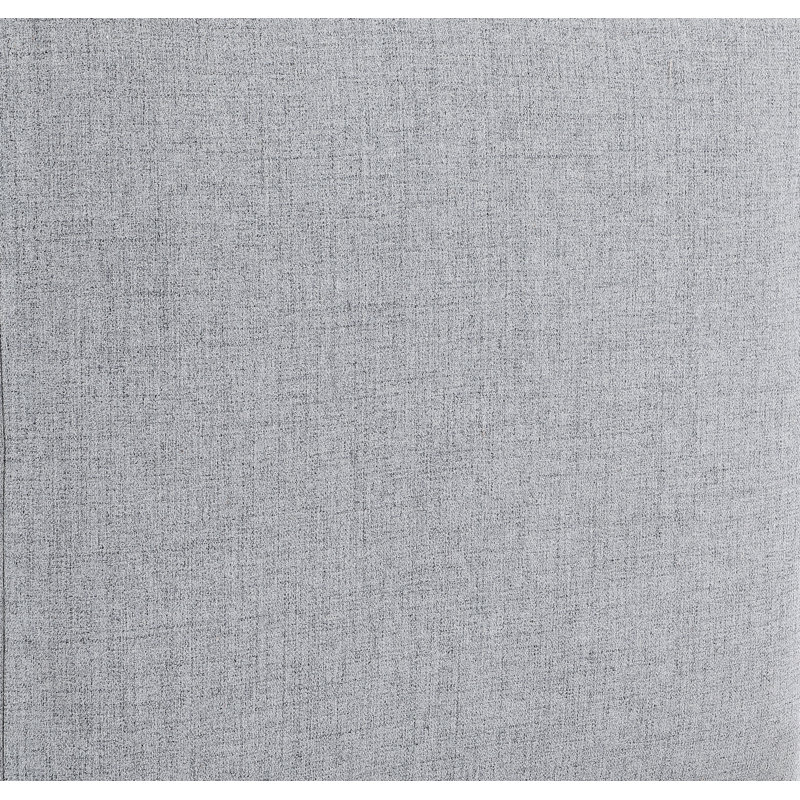 Cube Upholstered U-Shaped Sectional Reversible, Grey Linen Textured Fabric