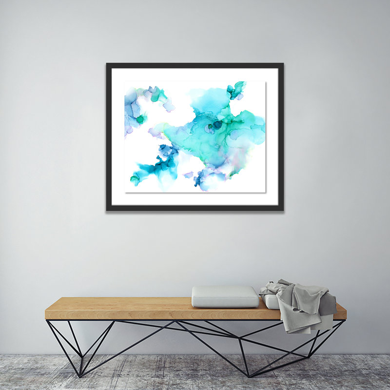 Ethereal Print by Julie Pelaez, Black, 40" H x 48" W x 2.5" D
