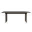 Table de conférence en bois massif l 83,8 po avec capacité de 440 lb