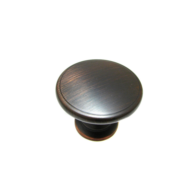 Poignée ronde surdimensionnée de 1 3/4 po de diamètre Expression, Bronze huilé et brossé