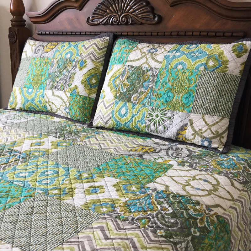 Athena Patchwork Sham Set