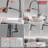 Pivotal Single Handle Exposed Hose Kitchen Faucet-32925675