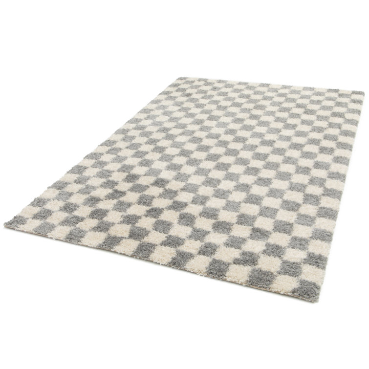 Renotta Chequered Area Rug