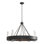 Banded 8 - Light Unique / Statement Wagon Wheel Chandelier