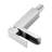 Bathroom Sink Waterfall Faucet - Brushed Nickel Single Handle With Overflow Pop Up Drain-128724079
