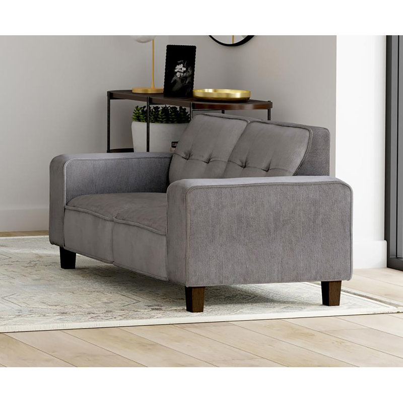 Causeuse Burnsville, Gris anthracite